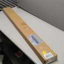 AZSKY 48 Inches Long Wood Photo Picture Ledge Shelf with Lip Floating Shelves for Nursery Books Set of 2 Rustic Wall Shelf for Kids Bedroom Office Bathroom Living Room Frames (Burnt)