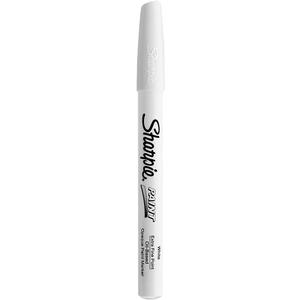 Sharpie Oil-Based Paint Marker, Extra Fine Tip, White Ink (1875034)