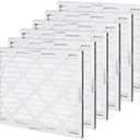 Amazon Basics 16x20x1 Air Filter 6-Pack, MERV 8 AC Furnace Filters, Allergy Control, Removes Dust, Lint and Pollen, Electrostatic (Actual Size: 15.75" x 19.75" x 0.75")