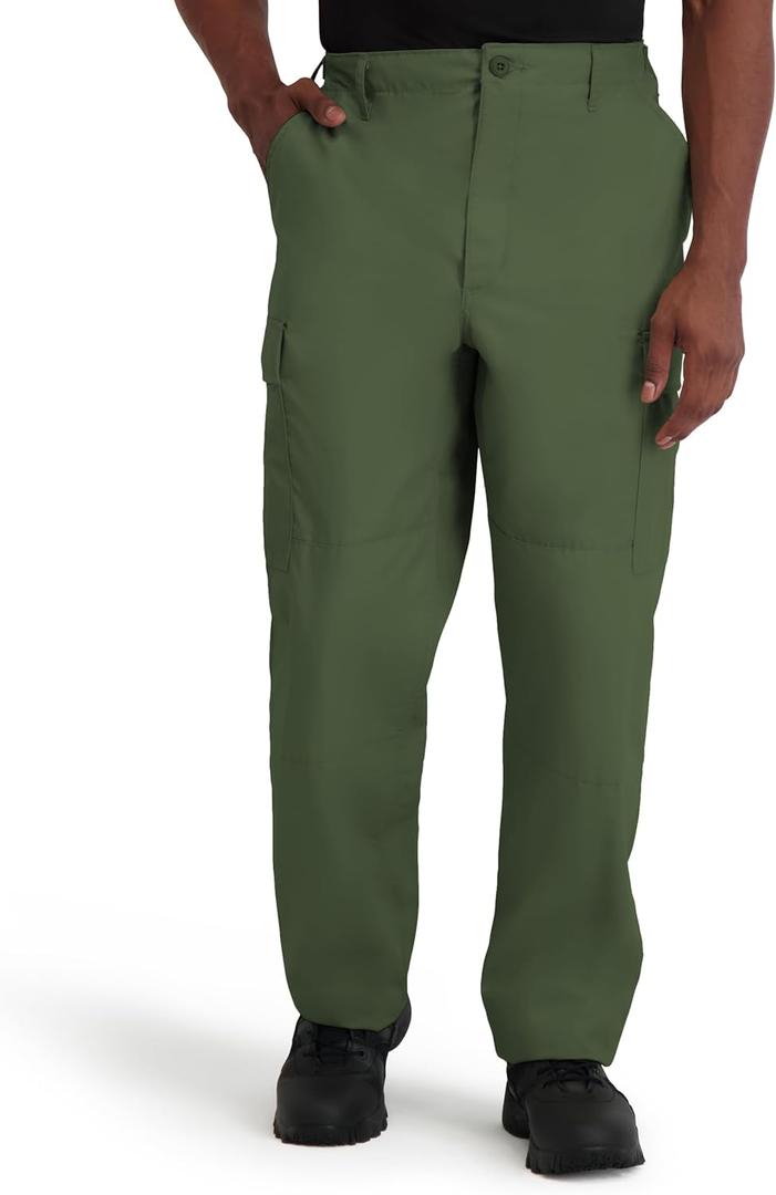 Propper Mens Uniform BDU Ripstop Cargo Pants  Durable Duty Workwear, (3X-Large, Olive Green)