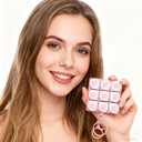 Sound Keyboard Fidget Toy,Fidget Keyboard for Stress Relief, Sound Keyboard Fidget Clicker for Office, School, Travel, Anxiety Keyboard Keychain Gift (Pink Cat's paw)