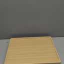 Cooler Kitchen Bamboo Cutting Board Set with 6 Color Coded Flexible Plastic Mats with Food Icons, Labeled Cutting Boards for Kitchen with Holder - BPA-Free Wooden, Dishwasher Safe, Large