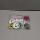 60PCS Smiley Iron on Patches Sequin Round Chenille Cute Smiley Face Patches for Diverse Range of Fabric Clothes DIY Projects