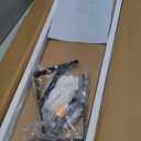 DINZI LVJ Long Shelf, 31.5 Inch Large Wall Mounted Shelves Set of 2, Easy-to-Install, Display Ledges with Sturdy Metal Brackets for Living Room, Bathroom, Bedroom, Kitchen, Laundry Room, Gray Wash