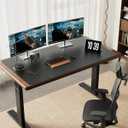 YSAGi 55" x 24" Large PU Leather Desk Mat for Keyboard and Mouse - Waterproof Non-Slip Desk Pad Protector for Office, Home, Writing Desk, Dark Grey