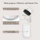 2 x Leakproof Bar Travel Soap Case for Shower, Portable Soap Container,Dish with Lid for Bathroom, Soap Holder Travel with Brush (White)