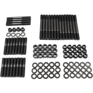 YZQPNB 12-Point Cylinder Gasket Head Stud Bolt Kit Compatible with Chevy Small Block SBC 350 265 267 283 302 305 307 327 383 400 Engines # 134-4001 PCE279.1001