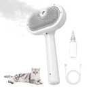 Cat Steam Brush, 3 In 1 Steam Brush for Dogs & Cats, Pet for Pet Hair Removal Tool, Shedding Reduced Discomfort, Suitable for Massaging, Combing