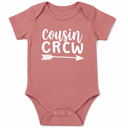 Teeny Fox Cousin Crew Shirts Tee Toddler T-Shirt Baby Bodysuit Set for Family Matching Outfit, 6-12M