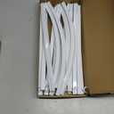 Fomcet Wedding Arch Backdrop Stand Set of 3 White Metal Arched Backdrop Stand 7.2FT & 6.6FT & 6FT Balloon Arch Frame for Wedding Ceremony Birthday Party Baby Shower Anniversary Decoration