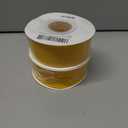 Ribest Burlap Yellow Wired Ribbon, 1 1/2 inch 10 Yard, Jute Ribbon for Decoration Bows Craft Gift Wrapping Wreath Pack of 2