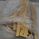 Teak Shower Stool, 17'' Shower Foot Rest for Shaving Legs, Waterproof Teak Shower Seat, Corner Shower Bench, Wooden Step Bench, Organizer Stool, Plant Stand for Living Room Bathroom