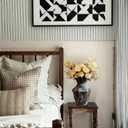 KBREE Artificial Mums Bouquets Faux Daisy Flowers, 4 Bunches Handmade Flowers, 17.7" Natural Farmhouse Mums Bouquets for Winter Home Decor, Indoor Decor & Table Centerpieces(Pale Yellow)