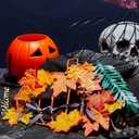 Halloween Pumpkin Wreath Frame Thanksgiving Pumpkin Frame Metal Wire Pumpkin Wreaths Frame Form Floral Fall Pumpkin Wreath with Welcome Sign for Halloween Craft Window Door Holiday Decoration