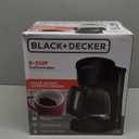 BLACK+DECKER 5-Cup Coffeemaker, Black, DCM600B