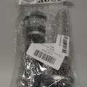 Fake Microphone, 2 Pack Microphone Props, Black and Champagne Color, Fake Microphones for Stage Performance, Photography, Party Decor