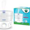 Vicks Top Fill Cool Mist Ultrasonic Humidifier
Home Use in Living Rooms, Bedrooms, Baby Nursery - Up to 24h for 35m2 - Quiet - Essential Oil - VapoPads Included - VUL585E