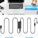 Laptop Charger Adapter Power Supply Cable for ASUS A53E A55 K50IJ K52F K56CA K55A X53U K53E U56E X53E X54H X5D X55A X55C X75A X50IJ X401A X502 X502X X502CA X551C X551CA X551M Q400A Q501LA Q502 Cord