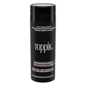 Toppik Hair Building Fibers, Medium Brown, 27.5g Fill In Fine or Thinning Hair, Instantly Thicker, Fuller Looking, 9 Shades for Men & Women, Keratin Protein Formula