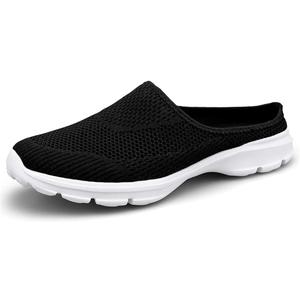 ChicWind Womens Breathable Mesh Walking Mules Sneakers Open Back Slip On Shoes 9