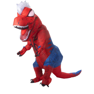 MARVEL Spider-Rex Adult Inflatable Costume - Inflatable Jumpsuit with Built-In Fan, Gloves, and Battery Box