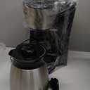 BLACK+DECKER 12-Cup Thermal Programmable Coffee maker, Brew Strength Selector, Auto-clean, Black and Silver
