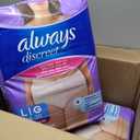 Always Discreet Adult Diapers for Women, Incontinence Underwear, Postpartum Essentials, Disposable Briefs, Max Absorbency, Bladder Leak Protection, Large, 76ct