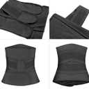 Postpartum Girdle C-Section Recovery Belt Back Support Belly Wrap Belly Band Shapewear (Black, L)