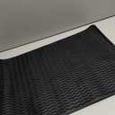 MicoYang Silicone Dish Drying Mat for Multiple Usage, Easy clean, Eco-friendly, Heat-resistant Silicone Mat for Kitchen Counter or Sink, Refrigerator or drawer liner Black L 16 inches x 12 inches