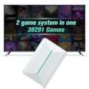 Retro Game Console Hdd 500GB, Plug and Play Video Game Console with Built in 38291 Game, Emulator Console Compatible with 50 Game Emulators, Playnite&Retrobat 2 Game Syatem in 1, Portable Game hdd