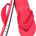 KVbabby Kids Flip Flops Boys Girls Thong Sandals Comfortable | Lightweight,Anti-slip (Red)