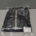 Avanova Women Half Zip Collared V Neck Pullover Pockets Long Sleeve Sweatshirts Black Medium (Black, M)