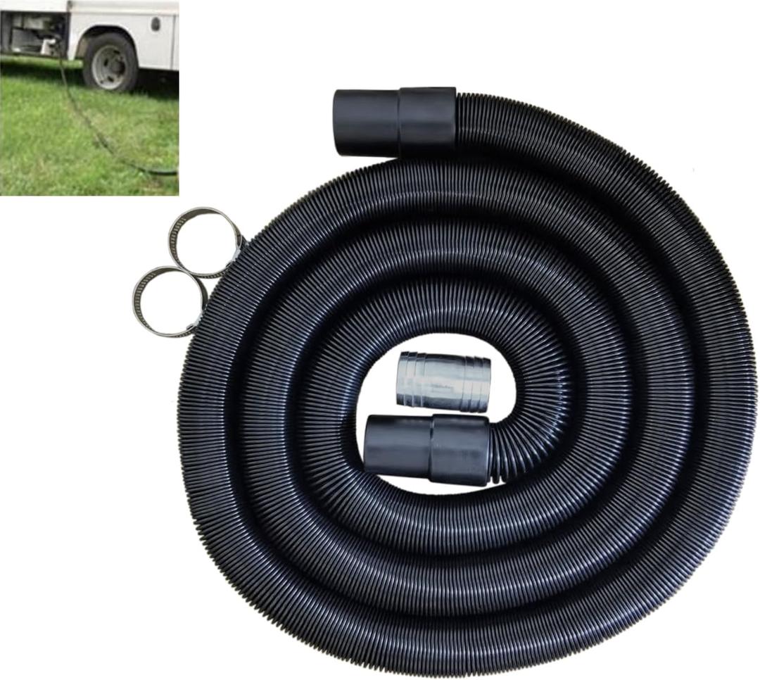 97521 Retracting Sani-Con RV Waste/Sewer Discharge Macerator Hose,21FT,Model Sani-Con Turbo 400S, 500S, 600S, 700,also Compatible with Roadtrek Zion and Compatible with Newmar Mountain Aire RV system