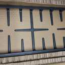 Upgraded WB31X27151 Side Grates WB31X27150 Center Grates Replacement for GE General Electric Stove Parts, WB31X24736 WB31X24737 Cast Iron Grate Cooktop Burner for JGBS66REKSS JGB735SPSS Stove Grate