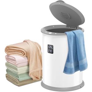 Large Towel Warmer for Bathroom, Luxury Hot Towel Warmer with Timer, LED Display Time and Temperature, Insulation Effect Up to 150 Minutes, Delay Time Up to 24 Hours