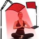 Red Light Therapy for Face and Body, Red Infrared Light Therapy Lamp with Stand Led 660nm Red Light-Therapy& 850nm Infrared Light Device for Body