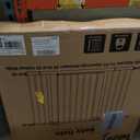 Keny Extra Wide Baby Gate - 29" to 47.3" Auto Close Safety Gate, Pressure Mounted, No Drilling, Brown