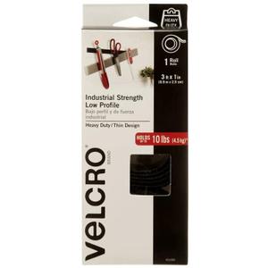 VELCRO Low-Profile Heavy Duty Industrial Strength Adhesive Hook & Loop Tape