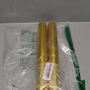 Cosmos Pack of 2 Aluminium Track Field Relay Batons for Outdoor Field Race Running Practice Athlete (Gold)