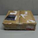 Blujellyfish Red Wine Colors Glass Tile 2'' x 2'' Leaf Carving Imprints Antique Mosaics Textured Rose Gold Metal Kitchen Bathroom Walls Backsplash Tiles (Pack of 5 Square Feet) (Burgundy)