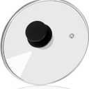 Pan Lid 8 Inch - Tempered Glass Pot Lid - Replacement Pan Cover for Cast Iron Skillets, Frying Pans, Pots and Wok, Heat Resistant Handle