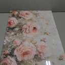 ChaudArt Flowers Pictures Wall Decor Rose Wall Art Pink Floral Canvas Textured Painting Abstract Prints Artwork Framed for Bathroom Living Room Bedroom Kitchen Office Home Decor