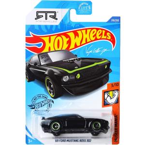 Hot Wheels 2020 Muscle Mania 69 Ford Mustang Boss 302, Black 210/250