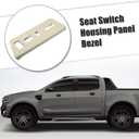 ACROPIX Driver Side Seat Switch Housing Trim Bezel Panel Fit for Ford F150 - Pack of 1 Beige
