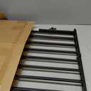 Babelio Baby Gate for Stairs, Kitchen & Doorways, No Bottom Bar| Easy Installation| One-Handed Operation| Auto-Close| Hardware Mount (Drill Needed) Safety Dog Gate (Black - 2 Pcs, 26-43" W, 28" H)