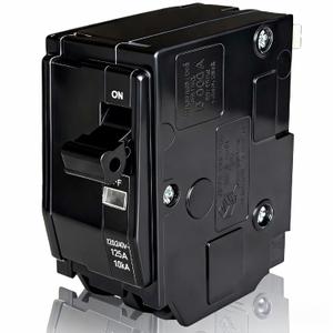2-Pole 125 Amp Circuit Breaker, Compatible with QO2125, for QO Load Centers, CSED & NQOD Panels, Plug-On Type, 120/240V, Thermal Magnetic Protection