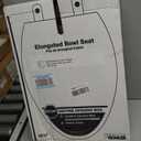 KOHLER 20110-0 Brevia, Slow Close Toilet Seat, Elongated Toilet Seat, Grip-Tight Bumpers Quick-Attach Hardware, White