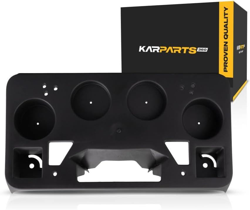 for Chevy Camaro 2019 2020 2021 2022 License Plate Bracket | Front | Black | LT/LT1 Model | Coupe/Convertible | Replacement for GM1068215 | 84556845