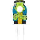Fun Express Green Monster Face Yard Sign - Monster Inflatable Outdoor Decoration - Monster Birthday Party or Baby Shower Yard Signs - Lights for Holiday,Garden,Lawn Party Decor Outside