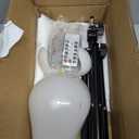 DAZONGE Halloween Decorations, Light-Up Freestanding Spooky Ghost Dog with Remote String Lights Battery Operated, Halloween Ghost Dog for Front Door Porch Yard Lawn Home Party